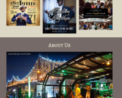Embedded video, and feed of event posters