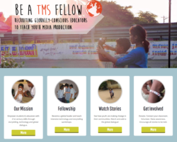 Parallax header slides, individual content pullouts with button links