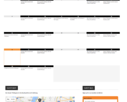 Interactive calendar and map